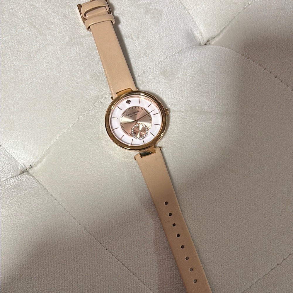 Kate Spade Gold and Tan Watch